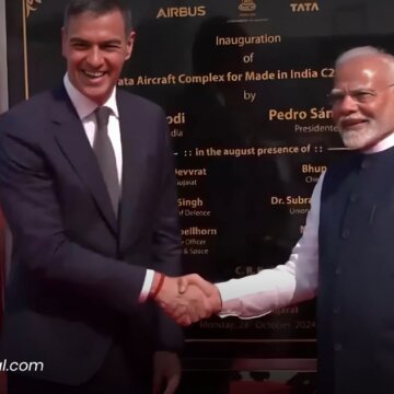 PM मोदी ने स्पेन राष्ट्रपति के साथ किया TATA एयरक्राफ्ट कॉम्प्लेक्स का उद्घाटन